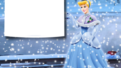 Navidad invierno princesa cenicienta marco de fotos 390x220 - Navidad invierno princesa cenicienta marco de fotos