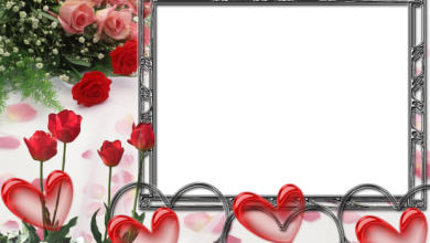 all red hearts romantic photo frame 390x220 - all red hearts romantic photo frame