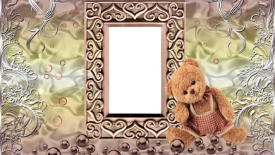 cute bear love photo frame 390x220 - cute bear love photo frame