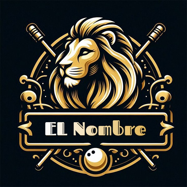 Escribe tu nombre en la foto de león noble con diseño ornamental