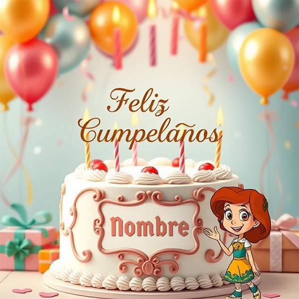 Personaliza tu pastel de cumpleaños con Daphne