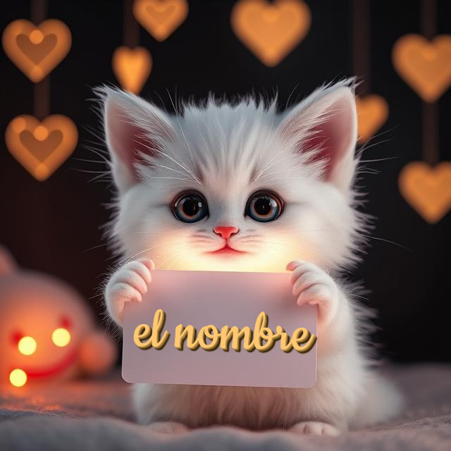 Crea una imagen romántica con tu nombre para San Valentín