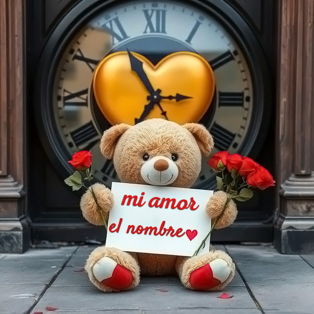 Crea una imagen romántica con tu nombre y compártela