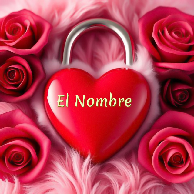 Escribe tu nombre en una imagen romántica única